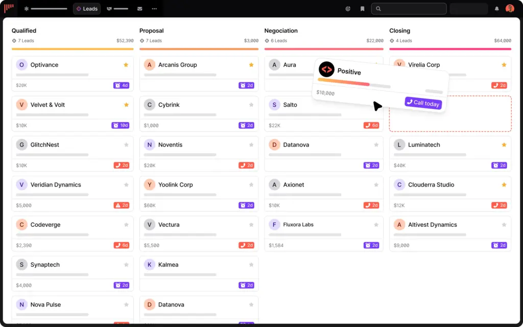 noCRM screenshot