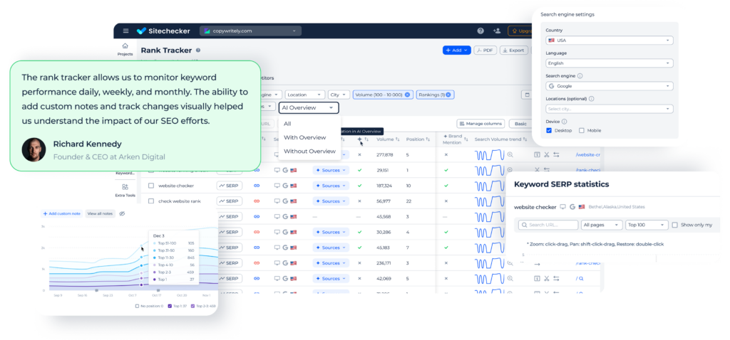 Sitechecker screenshot